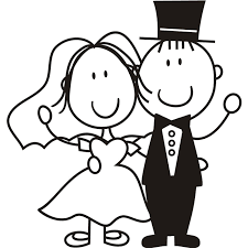 Free Bride And Groom Silhouette Clipart Black And White Download Free Clip Art Free Clip In 2020 Bride And Groom Cartoon Bride And Groom Silhouette Wedding With Kids