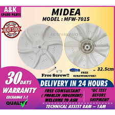 Video ini menerangkan masalah mesin basuh tak boleh wash dan tak boleh spin dan cara penyelesaiannya. Mfw 701s Midea Washing Machine Pulsator Pinggan Mesin Basuh 32 5cm Washing Machine Spare Parts Shopee Malaysia