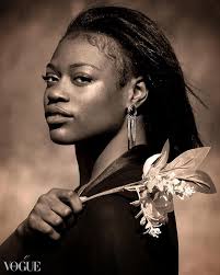 Proud to have this portrait of the beautiful Imani Ward featured by Italian  Vogue