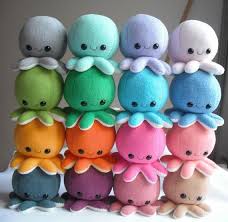 Cute Octopus Plushie Sewing Stuffed Animals Cute Octopus Stuffed Animal Patterns