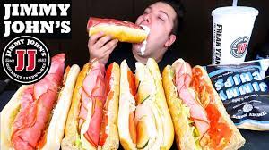 My First Time Trying Jimmy John S Subs Mukbang Youtube