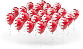 Download Illustration Of Flag Of Bahrain Bahrain Flag Balloon Full Size Png Image Pngkit