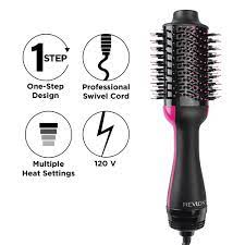 Revlon One Step Hair Dryer And Volumizer Hot Air Brush Black Blow Dryer Walmart Com Revlon Revlon Hair Dryer Hair Dryer