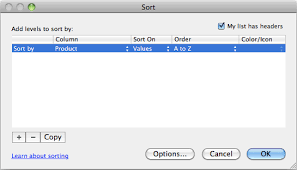 The article describes how to do the list in alphabetical order in word, and also gives a number of tips on the numbering of the sorted list and its formatting. Ms Excel 2011 For Mac Sort Data In Alphabetical Order Based On 2 Columns