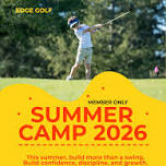 SUMMER 2026 JUNIOR GOLF CAMP