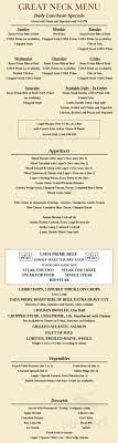 Peter Luger Steak House Menu In Great Neck New York Usa