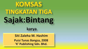 You can create one as well, really easily.get started. Sajak Bintang Komsas Tingkatan 3 Youtube