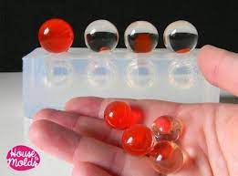 15 13 ou 10 mm multi sphere clear mold 4 cavites 15 mm spheres moule dans le pic brillant surface transparente moule maison des moules resin jewelry resin diy resin crafts