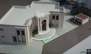 فيلا يتصميم مميز من مارينا للاستشارات الهندسية Model House Plan Modern Exterior House Designs Architectural House Plans