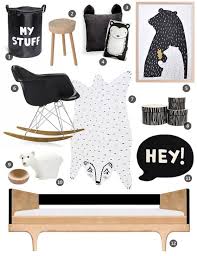 Black And White Childrens Room Black White Kids Room Little Gatherer White Kids Room Kids Room Inspiration Monochrome Kids Room