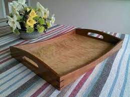 You can pick up the tray, pass it around and once done place it back on its base. Serving Tray Plans