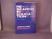 I consider this book more that a reference book. Research In Education By Best John W