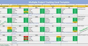 Multiple Project Tracking Template Excel Download Excel Templates Excel Project Management Templates