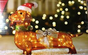 Item 7 Awesome Lighted Christmas Decoration Weiner Dog Is 60 Inches Long And Lights Xmas Decorations Outdoor Outdoor Christmas Decorations Outdoor Christmas