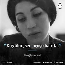 Kus Olur Sen Ucusu Hatirla Furug Ferruhzad Sozler Anlamlisozler Guzelsozler Manalisozler Ilham Verici Sozler Kitap Alintilari Ilham Verici Alintilar