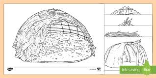 We are thrilled to be able to offer some authentic indigenous colouring templates so that brisbane kids and kids everywhere can combine the enjoyment of colouring with the rich culture and history of australia. Australian Aboriginal Shelters Colouring Pages