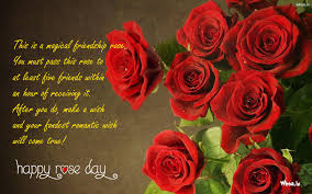 Unique collection of rose day messages, rose day greetings, rose day wishes 2019 to your loved one. This Is A Magical Friendship Quote Happy Rose Day Greetings