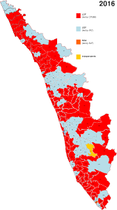 Kerala local body election results 2020 live updates: File Map Of Kerala Showing 2016 Assembly Election Results Svg Wikimedia Commons