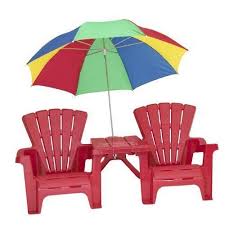 Outdoor Furniture Patio Furniture With Connected Chair And Umbrella Set Kids Kids Adirondack Chair Beach Chair Umbrella Kids Beach Chair
