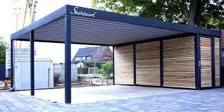 Carport Metall Doppelcarport Stahl Holz Kaufen Abstellraum Stahlzart Stahlcarport Doppelcarport Carport Preise