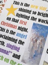 the nativity song flip chart