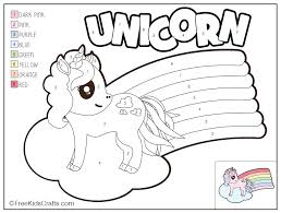 Unicorn is a popular topics for kids coloring pages as well as searching results for printable and download unicorn coloring sheets. Color By Number Unicorn Printable