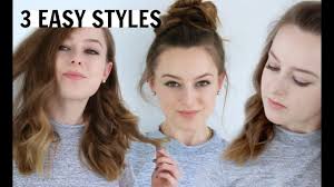 Sorry for the hiatus, guys! 3 Easy Hairstyles For Medium Length Hair Youtube