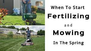 The best spring fertilizer for lawns is the one that you understand based on how your grass type moves through the spring and into. Spring Lawn Care Tips When To Start Fertilizing And Mowing Your Lawn In The Spring Youtube