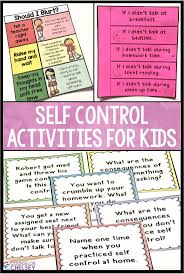 These Engaging Self Control Activities For Kids Will Help Your Elementary Students Learn Character Education Lessons School Counseling Lessons Anger Worksheets