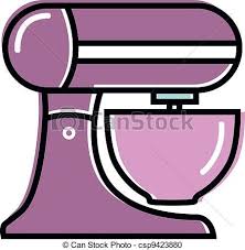 Vintage Kitchen Clip Art Clip Art Icon Stock Clipart Icons Logo Line Art Eps Picture Kitchen Mixer Recipe Book Diy Scrapbook Recipe Book