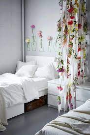 Room Divider Made From Artificial Flowers And White Ribbons Gloucestershire Resource C Room Decor Bedroom Hanging Bedroom Room