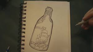 Inktober Day 25 Drawing A Ship In A Bottle Youtube Sailors of the past would often create things in their free time.