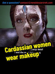 Cardassian Women and Their Unique Makeup Styles