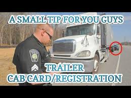 Check spelling or type a new query. Truck Driving Tip Trailer Cab Card Registration Youtube