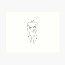 Free for commercial use no attribution required high quality images. Female Body Outline Wall Art Redbubble