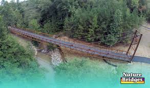 The commandant has issued an order, which is posted everywhere, declaring that any civilian caught interfering with the railroad, its bridges, tunnels or trains will be summarily hanged. Cable Bridges