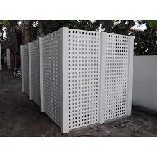 Acurio Latticeworks Square 32 In X 4 Ft White Vinyl Decorative Screen Panel 3248pvcw Sqr The Home Depot In 2020 Outdoor Privacy Panels Decorative Screen Panels Outdoor Privacy