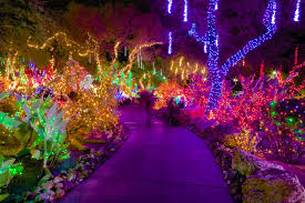 A small branch of m&m's world is attached to the factory. Xtremehorticulture Of The Desert Ethel M Chocolates Announces Holiday Lights Opening In Henderson Nv