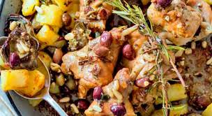 Fate rosolare per bene girando spesso. Coniglio Con Olive Carciofi E Patate