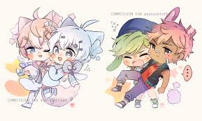 C Princess Carry Chibi Ych Complete By Labjusticaholic Chibi Drawing Base Drawing Reference Poses