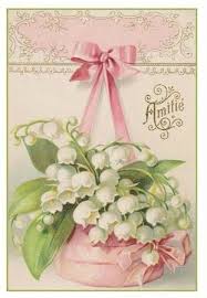 Carte illustrée proposée dans la catégorie cartes anciennes 1er mai, et intitulée carte ancienne muguet porte bonheur, porte la référence #1922. Muguet Porte Bonheur Rubans Et Compagnie By Anny Arnaud