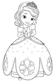 Sofia the first tea coloring pages. Pin On Sofe