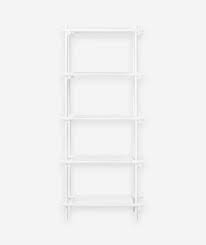 Stick System White White 6x5 In 2021 White Beams Wood Sticks Shelving