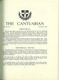 This is a word file that can easily be customized with personalized details. The Cantuarian December 1944 December 1945 By Oks Association The King S School Canterbury Issuu