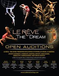 In the night circus, two magicians are engaged in a rivalry that takes place via their proteges. Le Reve The Dream Show Performers Auditions For 2020