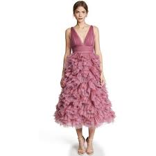 Marchesa Notte Draped Tulle Dress 1 305 Liked On Polyvore Featuring Dresses Lilac Tulle Coc Tulle Dress Long Sleeve Cocktail Dress Necklines For Dresses