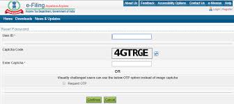 In india, income tax is a mandatory one as it contributes much to the revenue of to login, enter your registered user id and password and then enter the captcha code. Step By Step Income Tax Login Registration Guide Paisabazaar Com