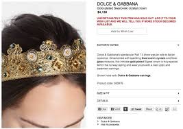 Dolce & gabbana is an italian luxury fashion house founded in 1985 in legnano by italian designers domenico dolce and stefano gabbana. 4k Crown By Dolce Gabbana Sells Out On Net A Porter Photos Huffpost Life