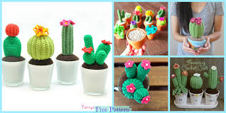 The fun part is stuffing the cacti. Crochet Cactus Amigurumi Free Patterns Diy 4 Ever
