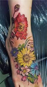 This beautiful red rose with a tiny heart at the center symbolizes the true spirit of love. 88 Best Flower Tattoos On The Internet Amazingly Beautiful